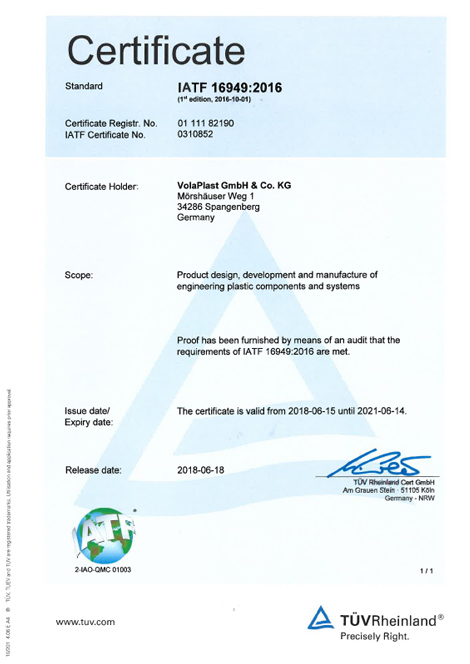 Zertifikat-ISO-TS-16949